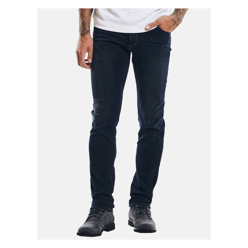 Super-Stretch Jeans 5-Pocket Saphirblau